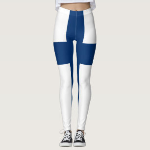 Finnische Flagge Leggings