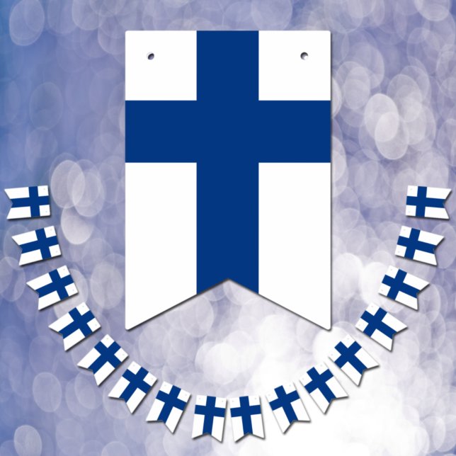 Finnische Flagge & Party Finnland Banner / Hochzei (Von Creator hochgeladen)