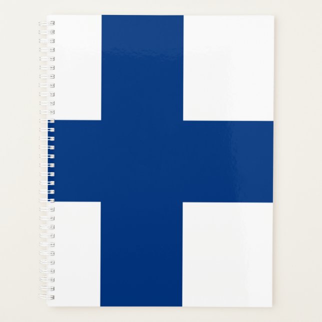 Finnische Flagge Planer (Vorderseite)