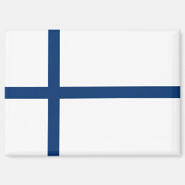 Finnische Flagge: Rektangle-Magnet Magnet