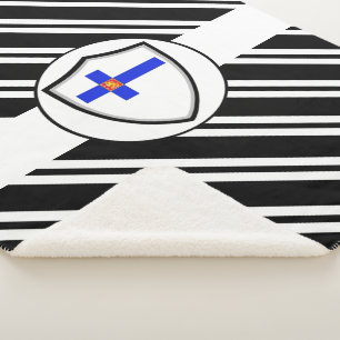 Finnische Flagge Sherpadecke