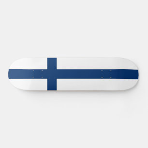Finnische Flagge Skateboard