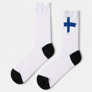 Finnische Flagge Socken