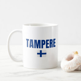 Finnische Flagge TAMPERE Kaffeetasse