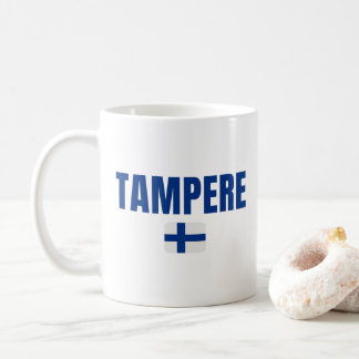 Finnische Flagge TAMPERE Kaffeetasse