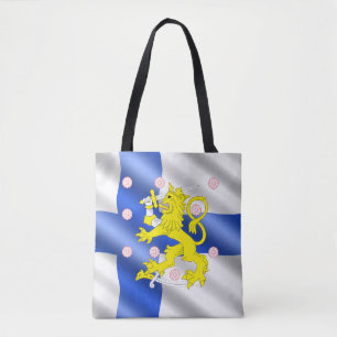 Finnische Flagge Tasche