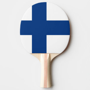 Finnische Flagge Tischtennis Schläger