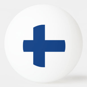 Finnische Flagge Tischtennisball