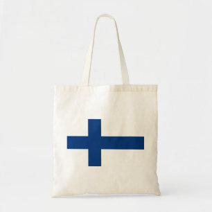 Finnische Flagge Tragetasche