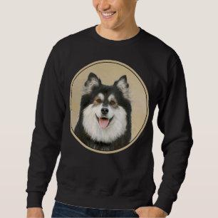 Finnische Lapphund Malerei - Niedliche Original Hu Sweatshirt