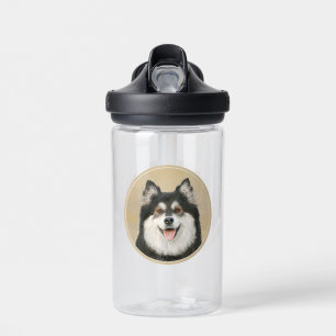 Finnische Lapphund Malerei - Niedliche Original Hu Trinkflasche