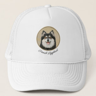 Finnische Lapphund Malerei - Niedliche Original Hu Truckerkappe