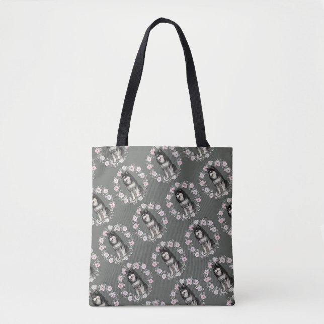 Finnische Lapphund Tote Bag Tasche (Vorderseite)
