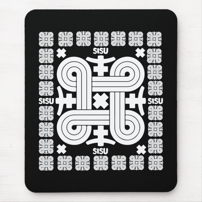 Finnische Sisu Art Mousepad (Vorne)