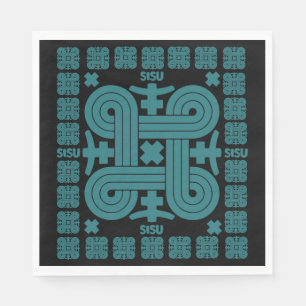 Finnische Sisu Art Serviette
