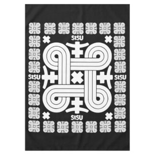 Finnische Sisu Art Tischdecke