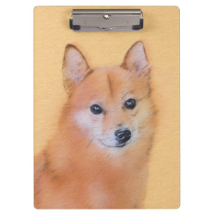 Finnische Spitz-Malerei - Niedliche Originalkunst Klemmbrett