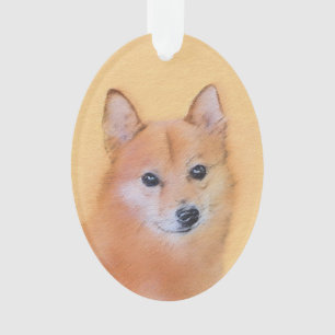 Finnische Spitz-Malerei - Niedliche Originalkunst  Ornament