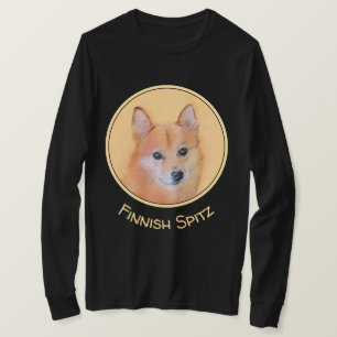 Finnische Spitz-Malerei - Niedliche Originalkunst  T-Shirt