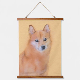 Finnische Spitz-Malerei - Niedliche Originalkunst  Wandteppich Mit Holzrahmen