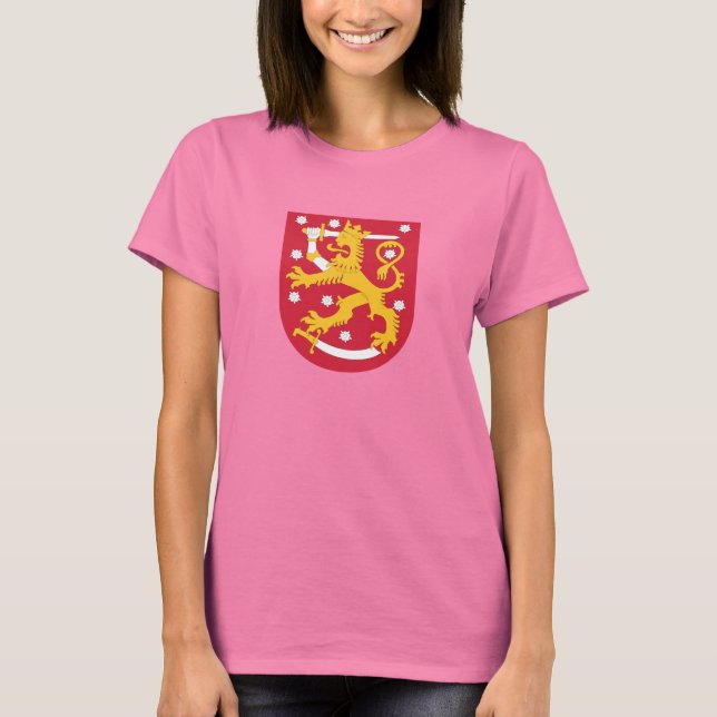 finnische Wappendecke T-Shirt (Vorderseite)