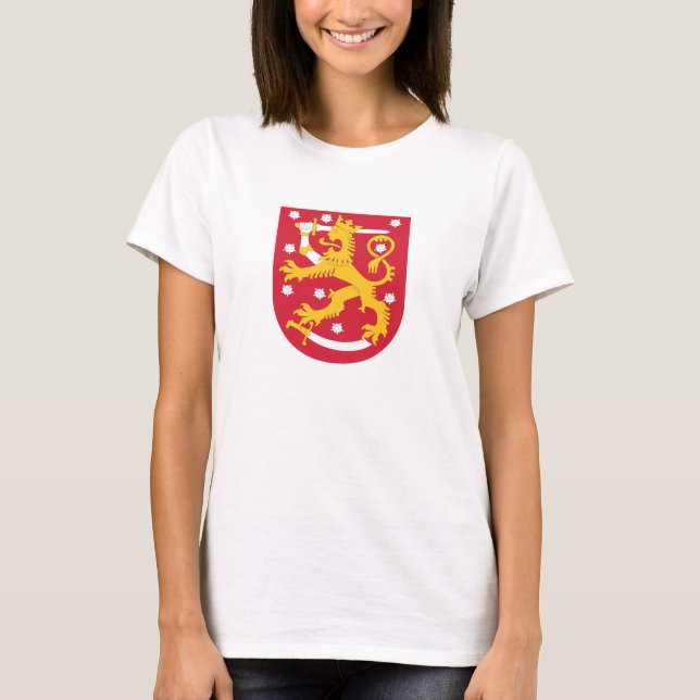 finnische Wappendecke T-Shirt (Vorderseite)