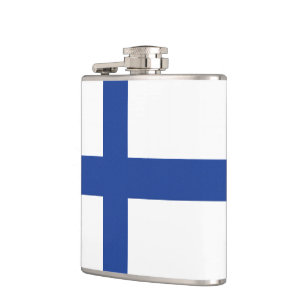 Finnischer Flag-Flasche für benutzerdefinierte Mon Flachmann