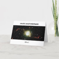 Finnischer Geburtstag Ihre Text Astronomie Karte