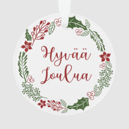 Finnischer Heiligabend, Hyvää joulua Ornament
