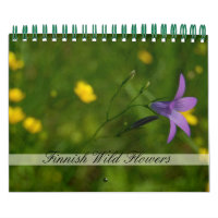 Finnischer Kalender der wild lebenden Blume