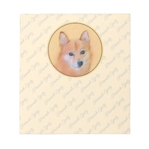 Finnischer Lapphund, Finnisch,Lapphund,Lapinkoira, Notizblock