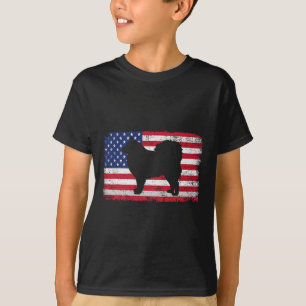 Finnischer Lapphund Hund 4. Juli Patriotische Amer T-Shirt