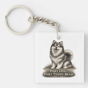 Finnischer Lapphund – Teil Hund, Teil Teddybär Schlüsselanhänger