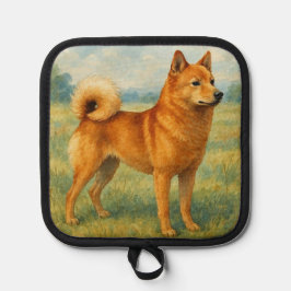 Finnischer Spitz Topflappen