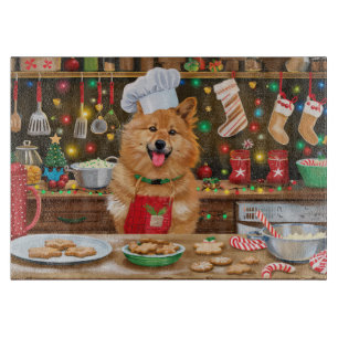 Finnischer Spitz-Weihnachtsbacken: Festliches Weih Schneidebrett