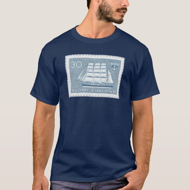Finnisches hohes Schiffs-Shirt T-Shirt (Vorderseite)