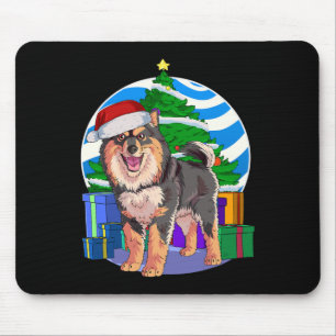 Finnisches Lapphund Niedlich Weihnachtsbaumdekor Mousepad