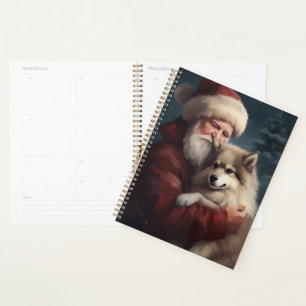 Finnisches Lapphund Weihnachtsfest Weihnachten Planer