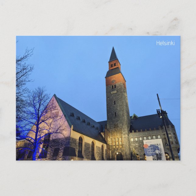 Finnisches Nationalmuseum Postkarte (Vorderseite)
