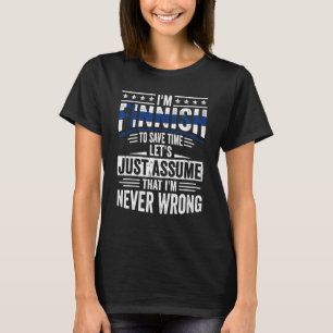 Finnisches Roots Outfit Funny Finland Heritage for T-Shirt