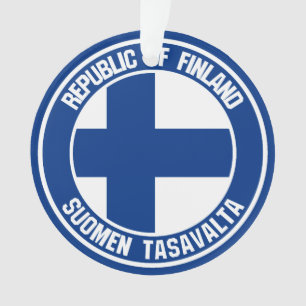 Finnisches RundEmblem Ornament