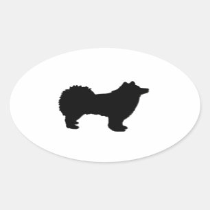 finnish lapphund ovaler aufkleber