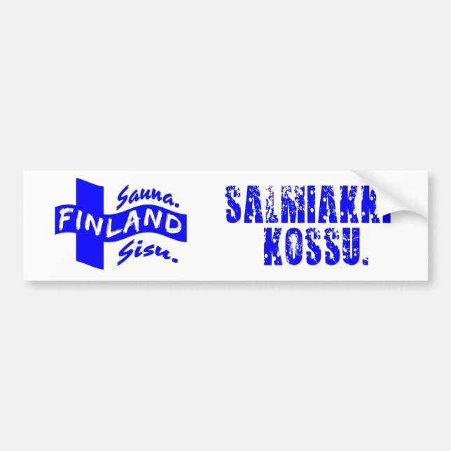 Finnland-Autoaufkleber Autoaufkleber (Vorne)