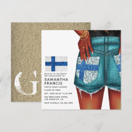 Finnland - Einladung zur Girl Graduation Party