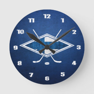 Finnland-Eis-Hockey-Uhr, Suomalainen Jääkiekko Runde Wanduhr