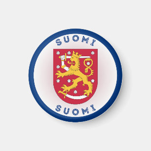 Finnland-Erbe-Emblem Magnet