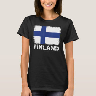 Finnland - Fahnen unterstützen finnische Frauen T-Shirt