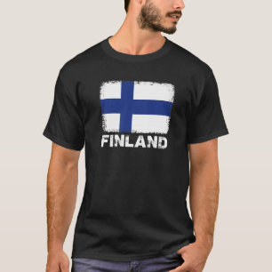 Finnland - Fahnen unterstützen finnische Frauen T-Shirt