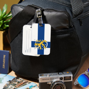 Finnland - Fall Gepäckanhänger