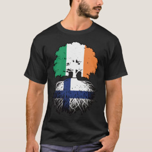 Finnland Finnisch Irland Treots Flag T-Shirt